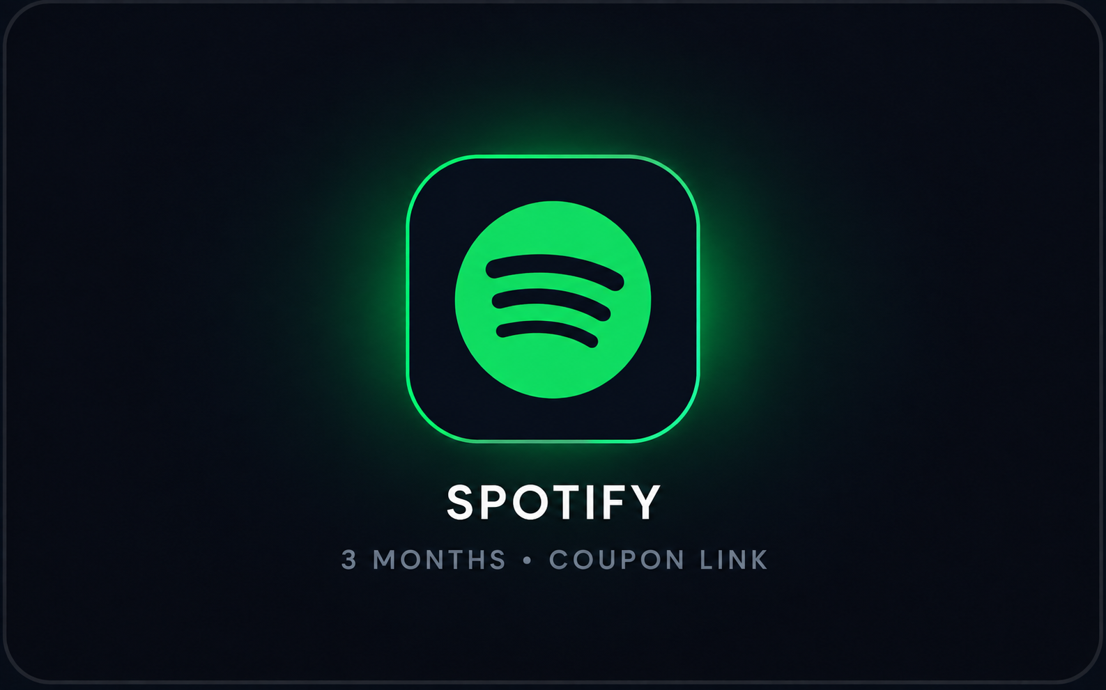 SPOTIFY 3 MONTHS COUPON LINK